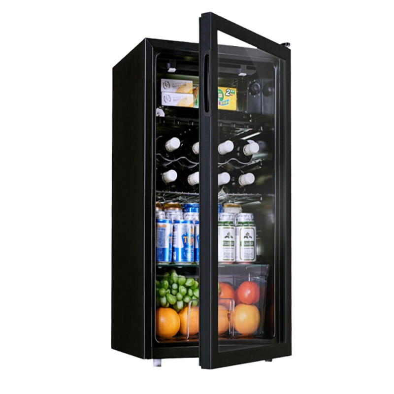 萃姿尔(TRESOR)JC-95迷你小型单门冰箱/酒柜/冷柜冰吧/冷藏柜/恒温玻璃展示柜/茶叶保鲜柜.GS