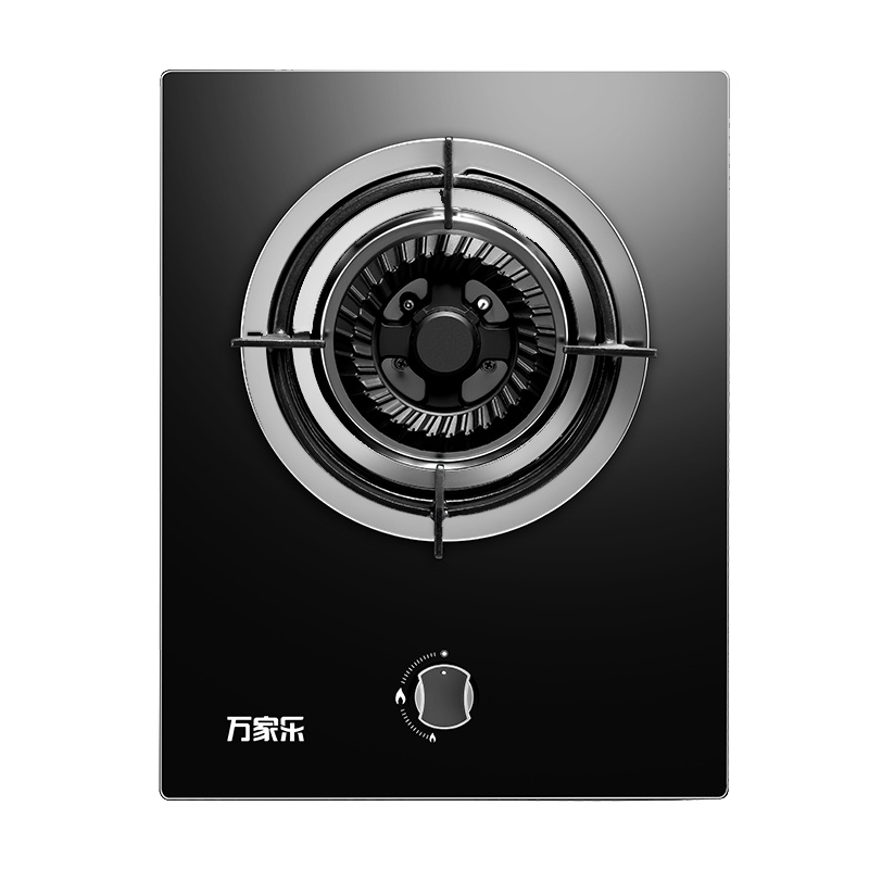 万家乐 4.5kw双高火 燃气灶 黑晶玻璃面板 单灶 台嵌两用 JZT-KE032B (天然气)