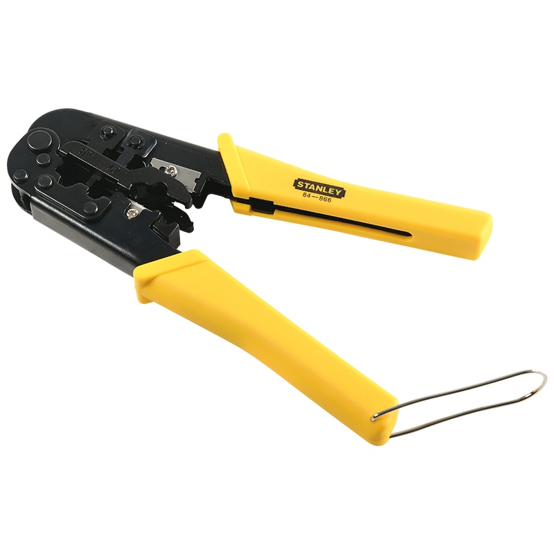 史丹利(Stanley)网线钳多功能夹线钳/剥线钳/电讯水晶头接头钳/压接钳4P/6P/8P 190mm 84-866