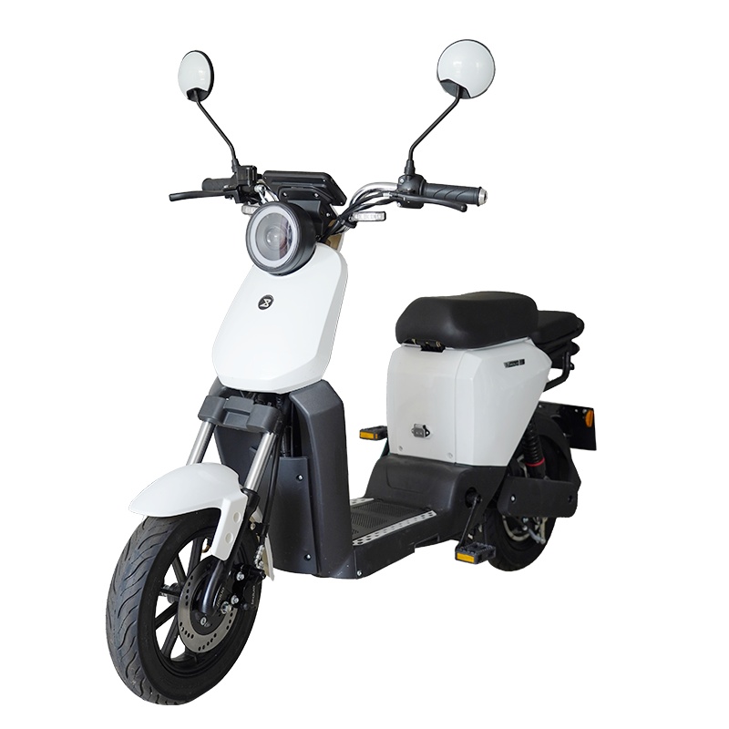 小刀电动车 一多(ieduo)电动车 3C新国标48V男女滑板车成人电瓶车两轮电动自行车B2 经典白