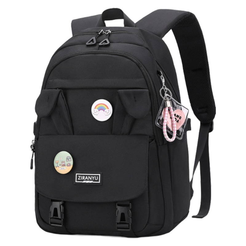 迪嘉乐学院风书包女双肩背包大容量时尚护脊大容量ins可爱书包背包