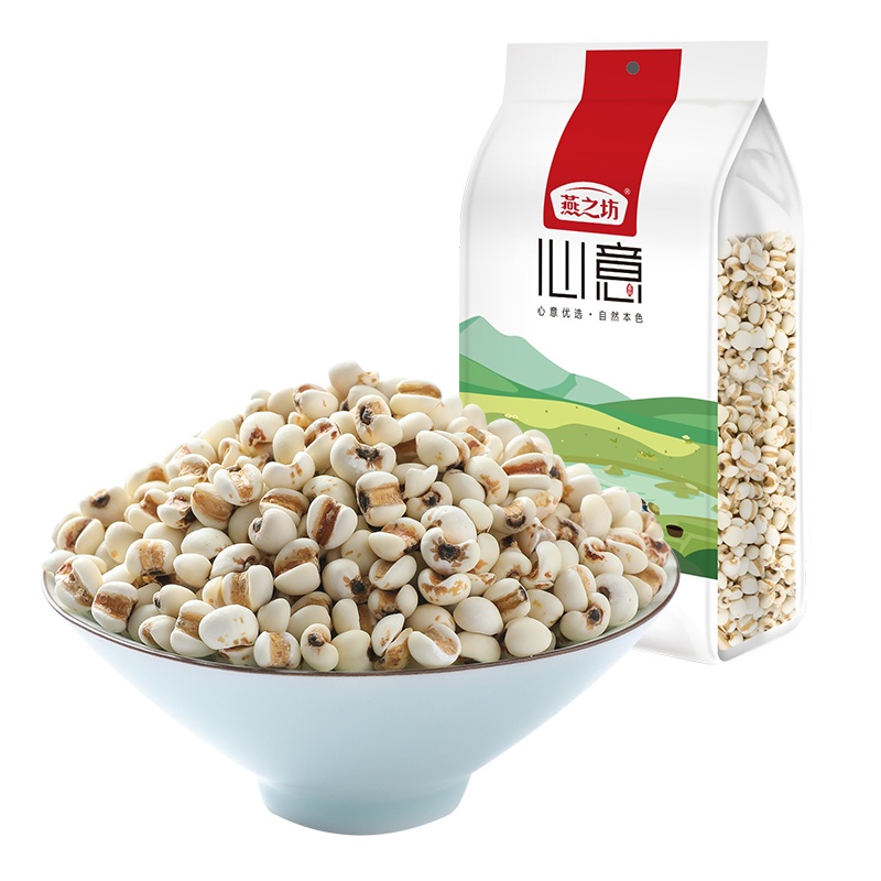 燕之坊 大薏仁米1kg 红豆薏米茶五谷杂粮粥米甜品原料