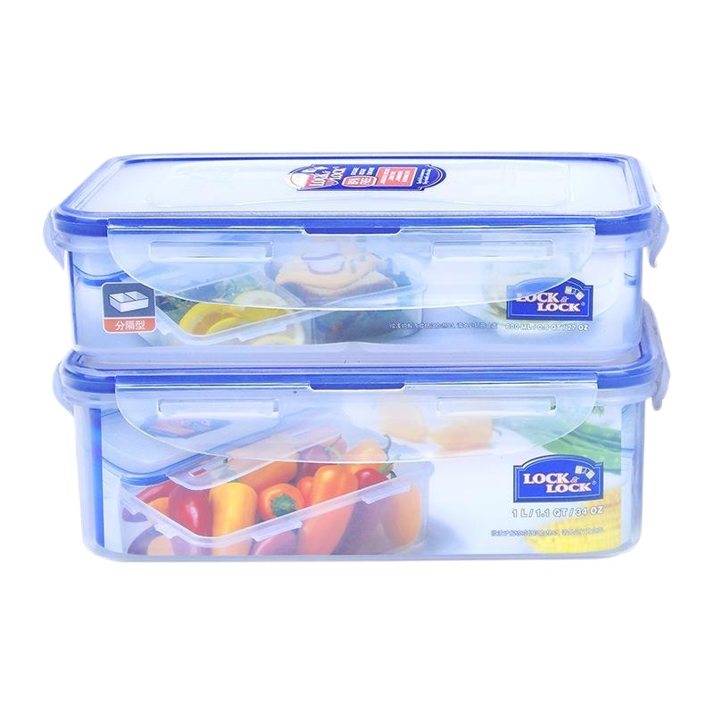 乐扣乐扣旗舰店微波炉加热饭盒专用带饭保鲜盒少女心上班族便当盒