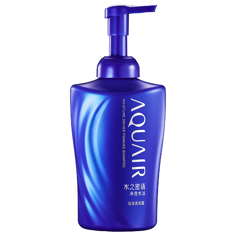 资生堂(SHISEIDO) 水之密语(AQUAIR)净澄水活泡沫洗发露500ml 2瓶装