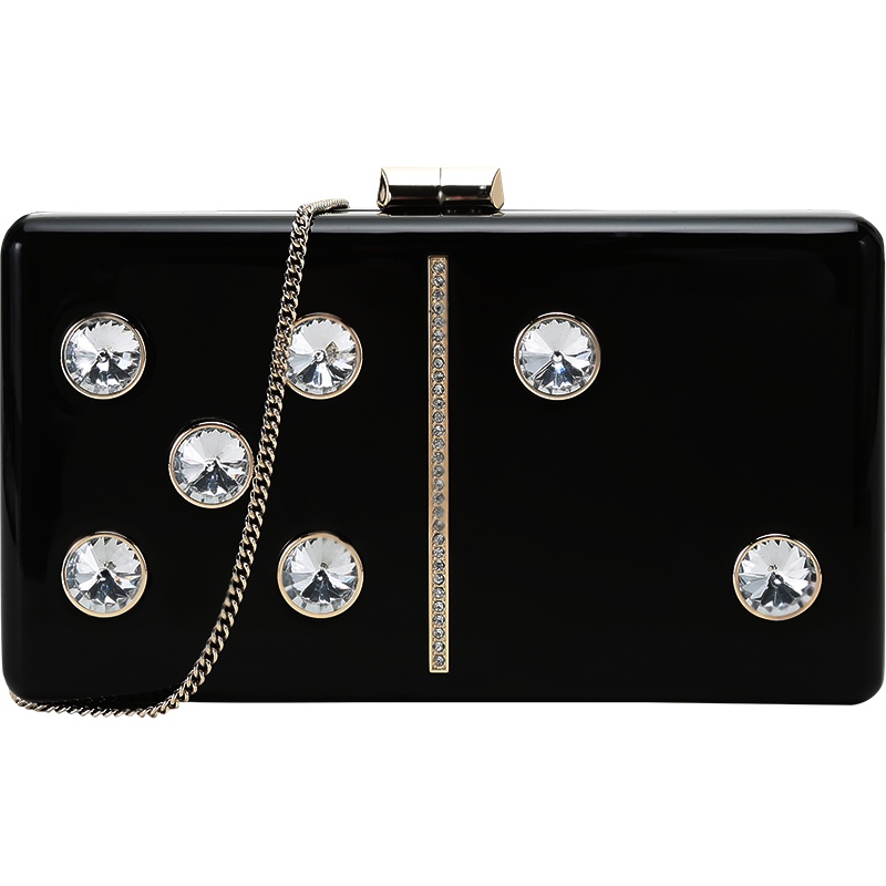 Kate Spade 凯特·丝蓓 女士丙烯酸单肩斜挎包链条包手拿包PXR00313