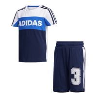 阿迪达斯（adidas）2020夏季小童短袖短裤运动套装 FM9826