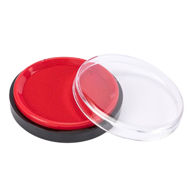 得力 9863ES红色印台