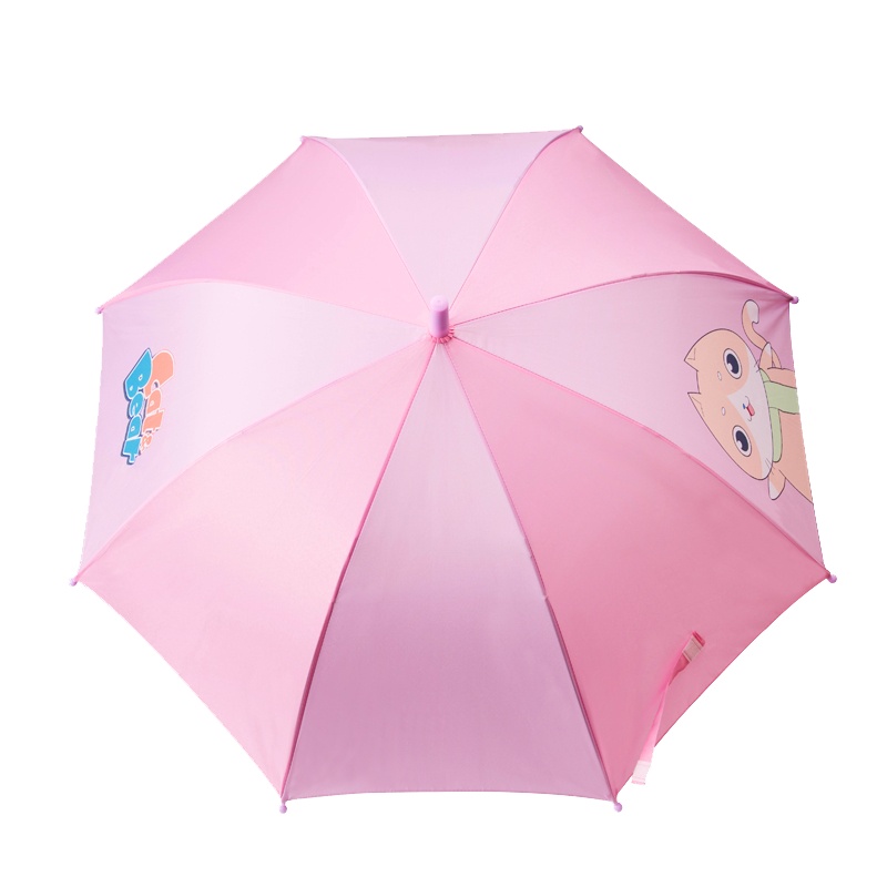 南极人(NanJiren)儿童宝宝雨伞男女小学生幼儿园小孩晴雨两用伞长柄卡通雨伞