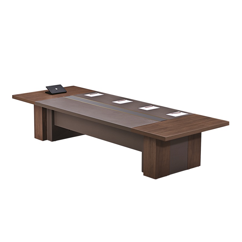 [藏书阁]办公家具会议桌长桌简约现代培训桌会议室会议桌3.8米