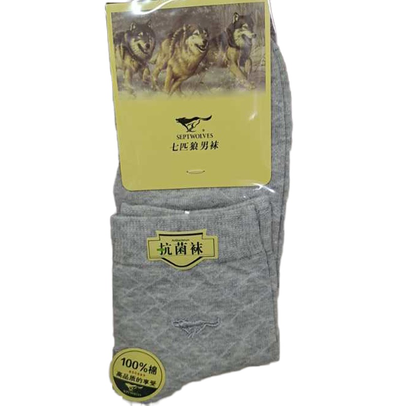 七匹狼 抗菌商务男袜(颜色随机)