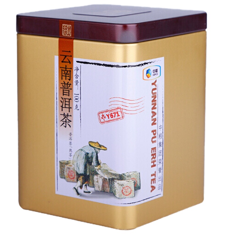 中茶 普洱茶 Y671 云南普洱茶（熟茶） 茶叶 散茶 100g