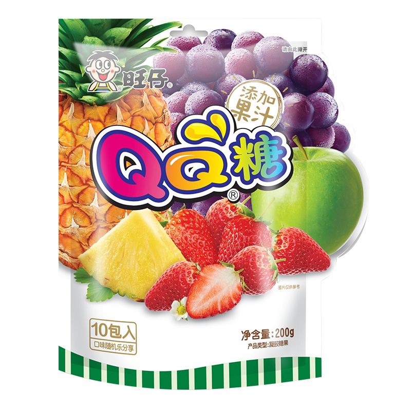 旺旺 旺仔 QQ糖 200g 综合口味 新老包装交替发货