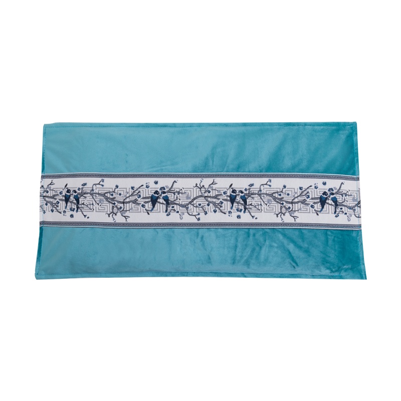 艾修堂海盐热敷包电热艾灸盐包粗盐袋艾绒护腰护膝肩颈椎暖身袋蓝色绒布款送礼盒装(内配艾绒包2片)