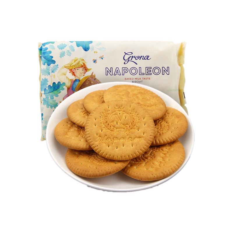 格兰娜牧童图案牛奶味饼干290g*1 苏宁自营零食韧性饼干鲜香酥脆充饥乌克兰进口零食休闲食品吃货网红早餐饱腹小吃代餐美食