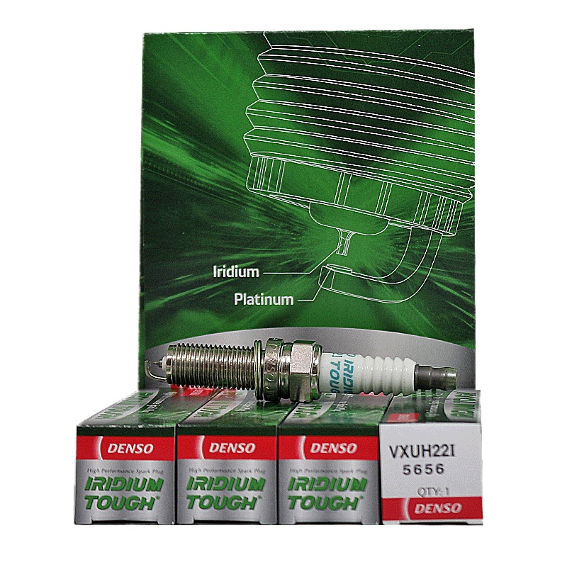 电装(DENSO)铱金火花塞VXUH22I适配维特拉/锋驭/凌轩/长安CS75/艾瑞泽5/观致3/观致5(4支装)