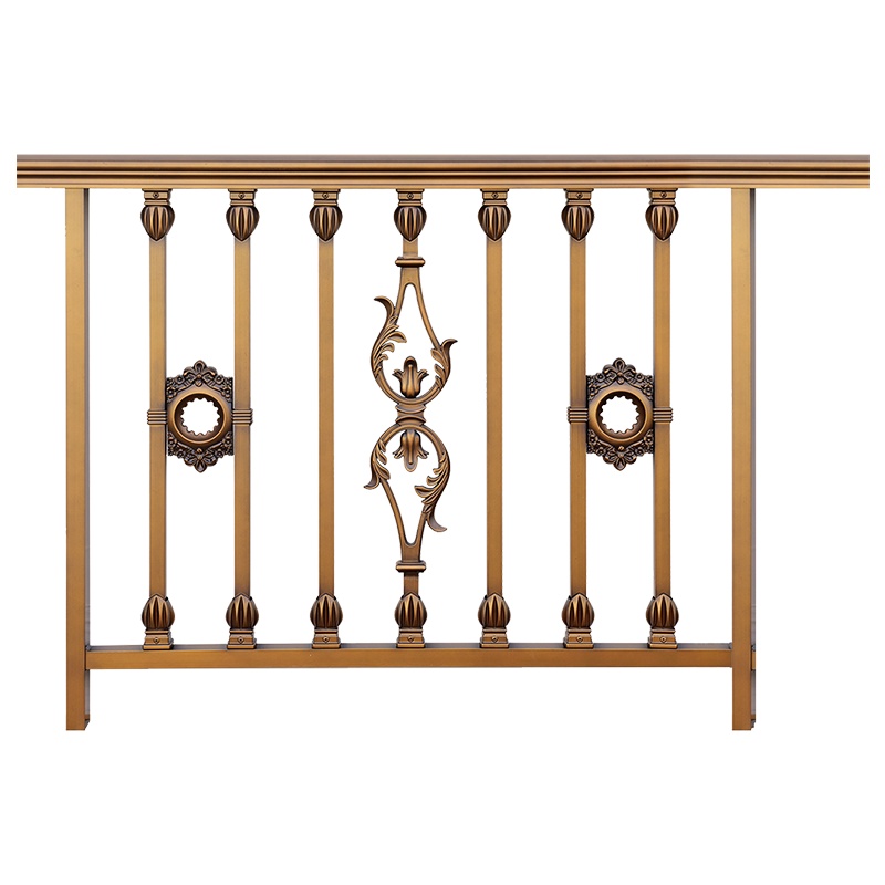 铝艺护栏高档别墅护栏庭院围墙铝栅栏DFLY-1963欧式铝艺护栏扶手栏杆铝合金围栏花园栏 Fanggumen