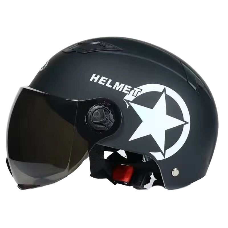 迈古(MG)电动车头盔安全帽男女轻便式个性潮流头盔四季通用(默认发黑色)(其他颜色可留言备注)