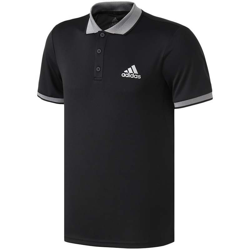 adidas男服短袖POLO衫新款网球文化衫休闲运动服DX1806