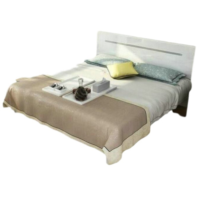 逐鹿中原全实木床宿舍家庭用床板式床 现代简约卧室家具HC-369家具组合带一个床头柜 1.8米款式可选