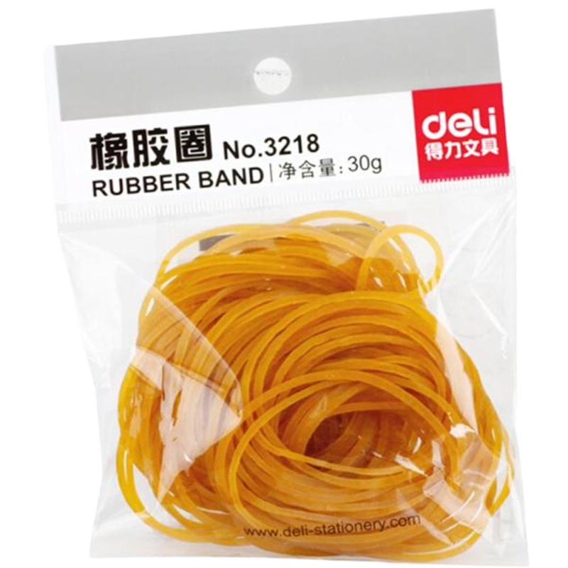 得力(deli)3218 橡皮筋 2包装 20包起售