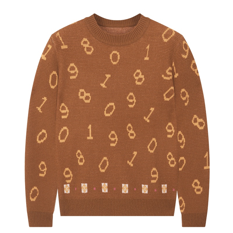 鄂尔多斯1980 秋冬圆领简约大方女羊绒衫针织衫温暖舒适