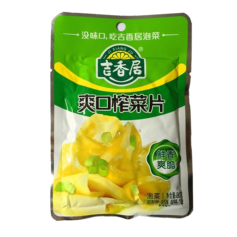 吉香居爽口榨菜片80g