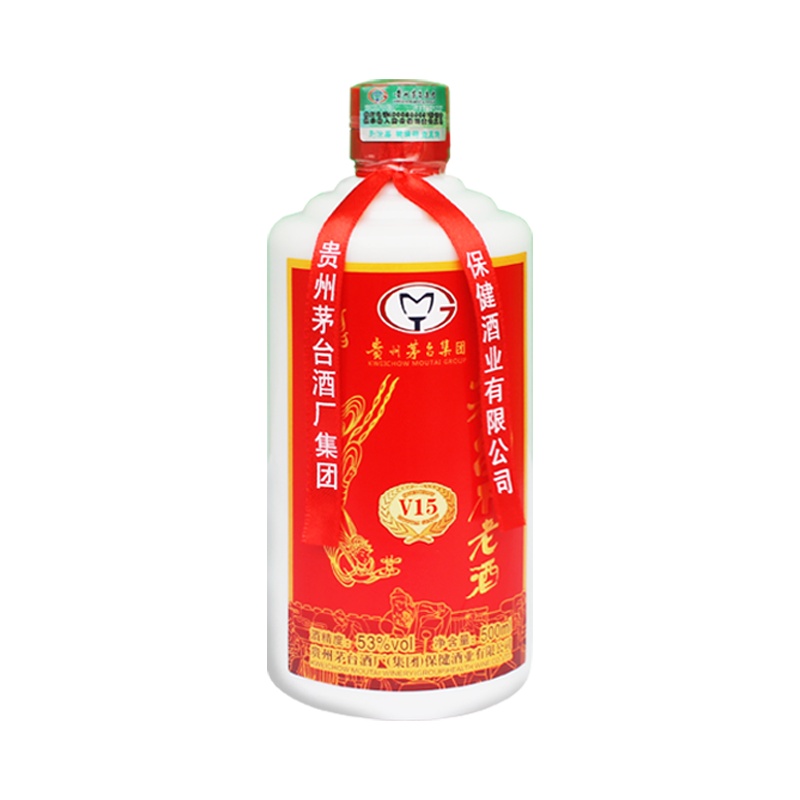 茅台不老酒V15酱香型53度500ml白酒收藏送礼佳品