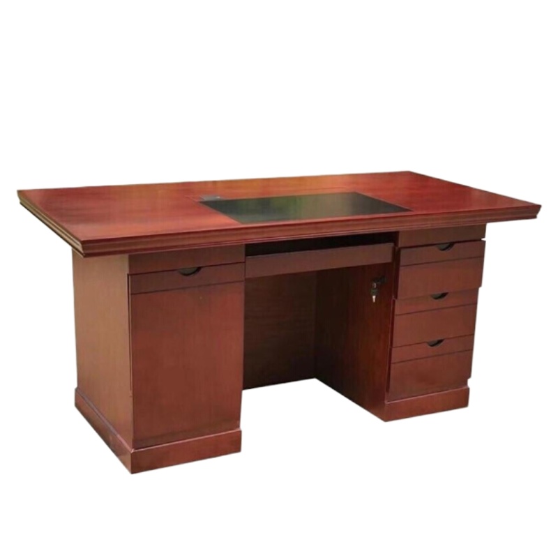 韶优 1.4米高柜油漆办公桌 BGZ-1