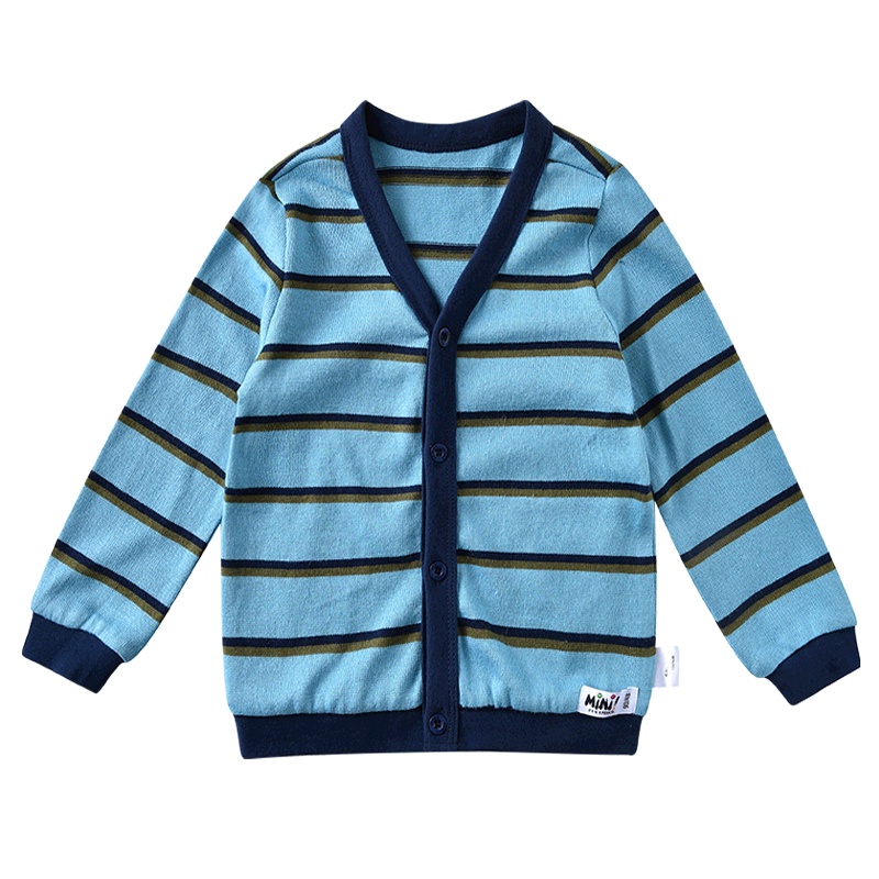 铅笔俱乐部童装2019秋冬新款男童条纹开衫小男童毛衣外套儿童毛衫