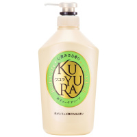 资生堂可悠然/KUYURA 美肌沐浴露(碧野悠悠)550ml 绿色 日本原装进口 丰富细腻滋润肌肤 清洁保湿