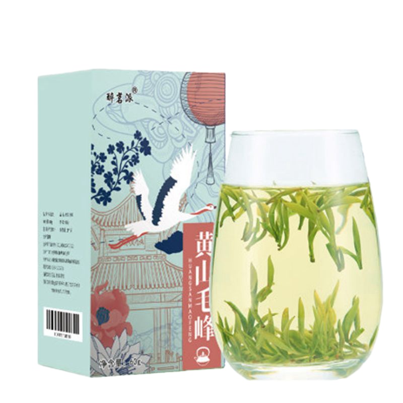 绿茶黄山毛峰明前特级60g装高山春茶手工茶一芽一叶新茶