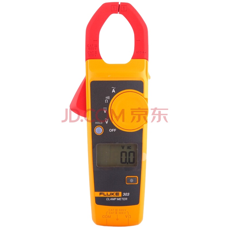 福禄克(FLUKE)F303 钳形万用表 数字多用表 交直流钳形表 仪器仪表