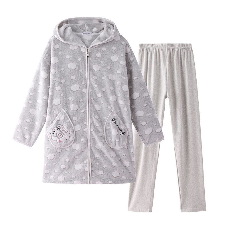 都市丽人法拉绒女家居套装TH8149