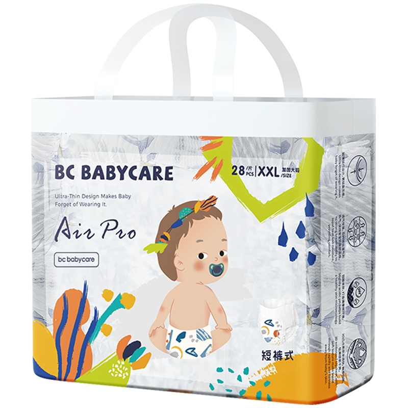 babycare拉拉裤Air Pro超薄系列15个月以上透气干爽尿不湿非纸尿裤XXL28 (≥15kg)