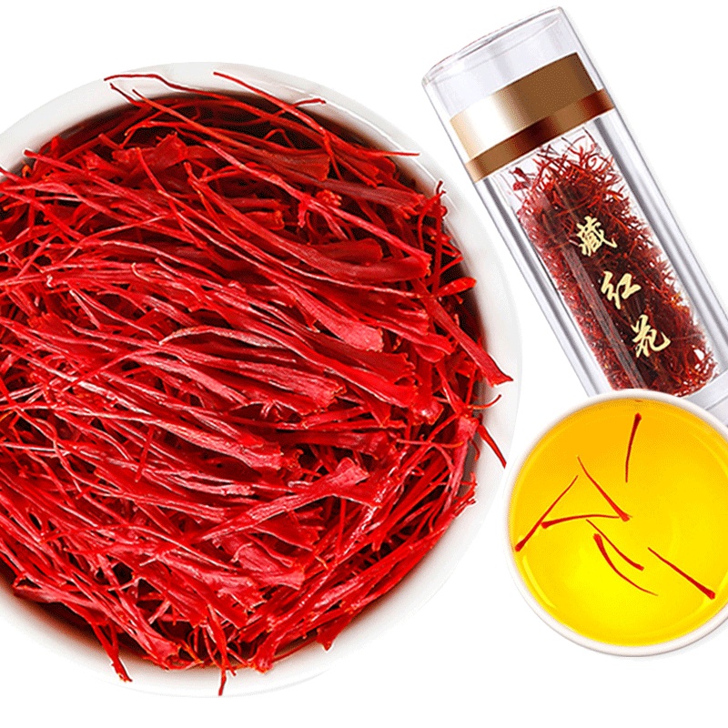 丰凯园 藏红花1g/瓶 正品特级瓶装非伊朗特级正品全长丝手工精选西藏西红花泡水泡脚藏红花