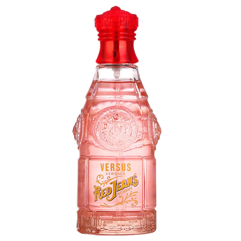 VERSACE范思哲 红色牛仔女士香水淡香水EDT 花果香调 75ml