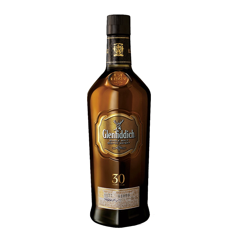 苏格兰威士忌 单一纯麦 Glenfiddich 格兰菲迪 30年 洋酒 700ml*1