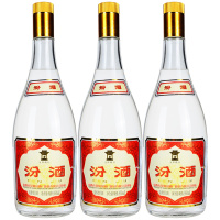 [汾酒官方旗舰店]山西杏花村汾酒 55度大黄盖汾酒950ml*3瓶高度国产白酒将军汾大瓶装