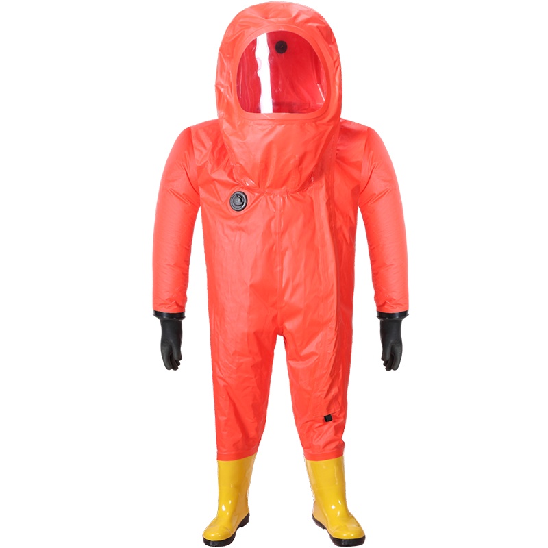 全封闭重型防化服A级一级消防抢险救援防酸碱连体服防液氨氯气化学品防护连体衣
