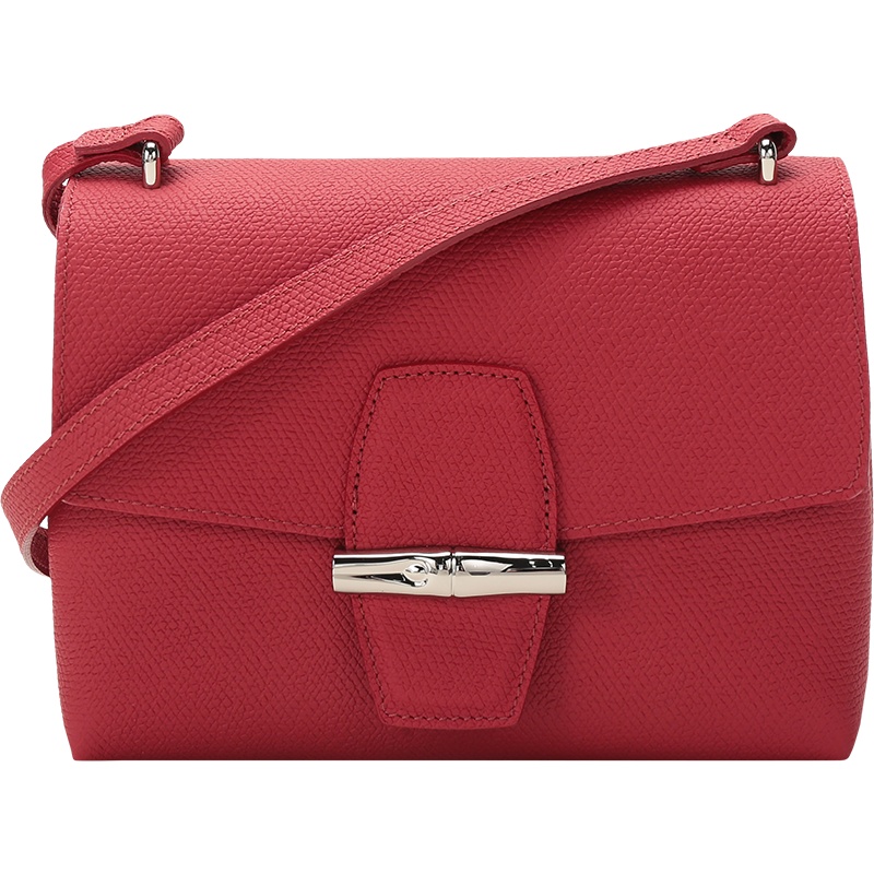 LONGCHAMP 珑骧 女士 ROSEAU系列牛皮单肩斜挎包竹节包 10094 HPN