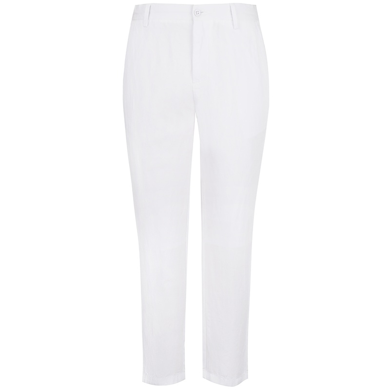 诺丁山男士休闲裤薄款休闲长裤舒适透气白色休闲男长裤NB580613