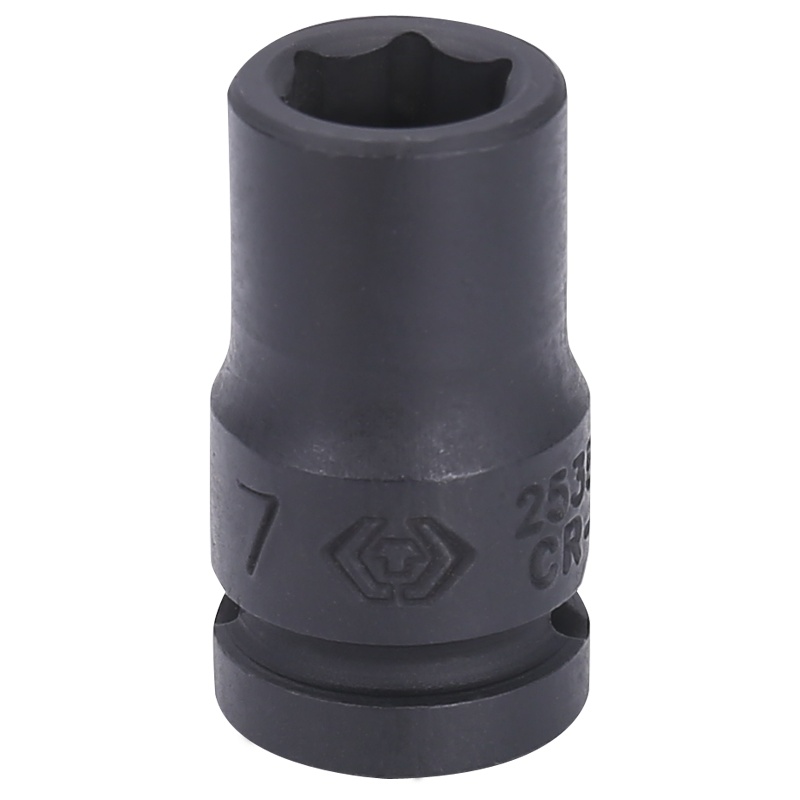 藍帶 1/4"DR.气动标准六角套筒 253507M