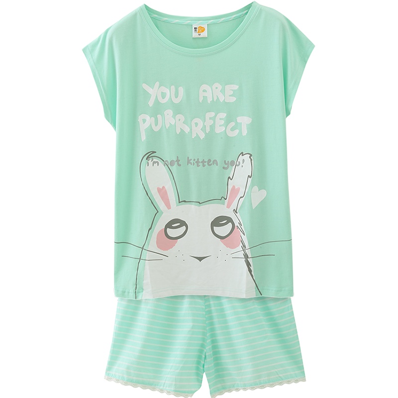 都市丽人官方旗舰店睡衣简约时尚舒适透气莫代尔女士家居BH7212