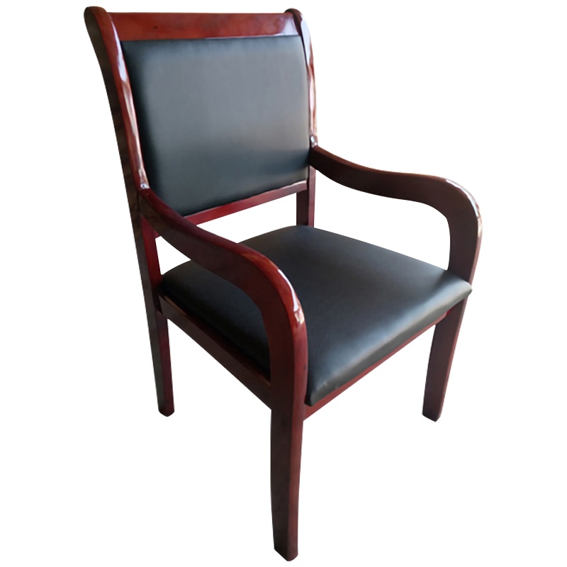 皇室美居 会议椅实木椅子会议配套椅子 带扶手 图片色