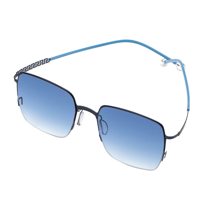 普莱斯(pulaisi)2020年新款时尚太阳镜女防紫外线经典方框太阳眼镜偏光墨镜2624 配单镜框架(适用无度数)