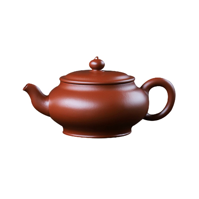 蕙韵 『大红袍·高鼓』宜兴紫砂壶 简约家用功夫茶壶茶具套装 180ml