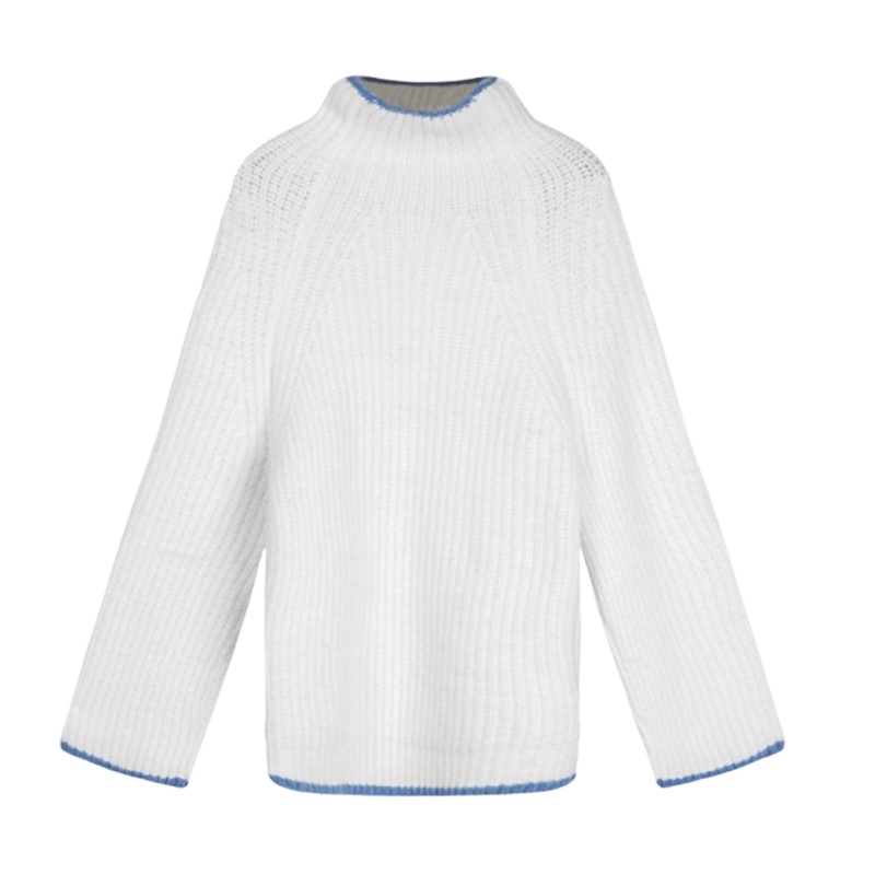 拉夏贝尔Puella秋冬装显瘦韩版新款宽松高领套头针织衫女2T011212