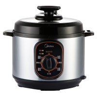美的(Midea)机械式电压力锅5L精钢机身 电高压锅饭煲 分体上盖多功能旋钮12PCH502A