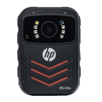 惠普(HP)DSJ-A5S执法记录仪1800P高清红外夜视4000万像素现场记录仪 官方标配64G