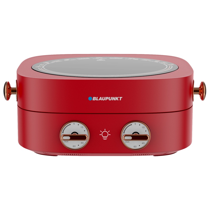 德国蓝宝(Blaupunkt)旋转煎烤机 多功能电饼铛档加深家用 双面加热可拆洗披萨机 煎饼锅烙饼锅薄饼机